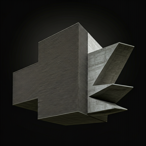 Brutalist architectural detail